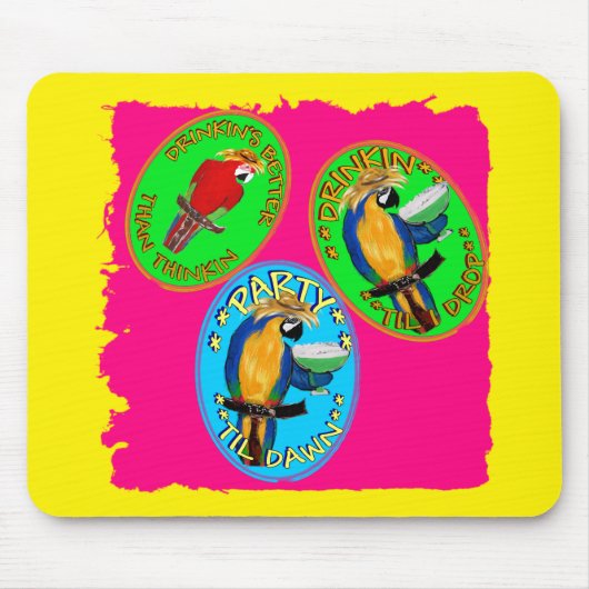 PAPAGEIEN MOUSEPAD (Vorne)