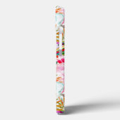 Papageien & Palm-Blätter Case-Mate iPhone Hülle (Rückseite / Links)