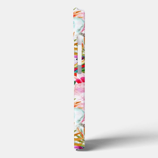 Papageien & Palm-Blätter Case-Mate iPhone Hülle (Rückseite / Links)