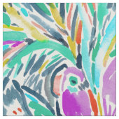 Papageien-Partywunderliches tropisches Stoff (Nahaufnahme)