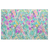 Papageien-Partywunderliches tropisches Stoff (Fat Quarter (45,7 x 55,9 cm))