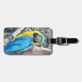 Papageien-Porträt Gepäckanhänger