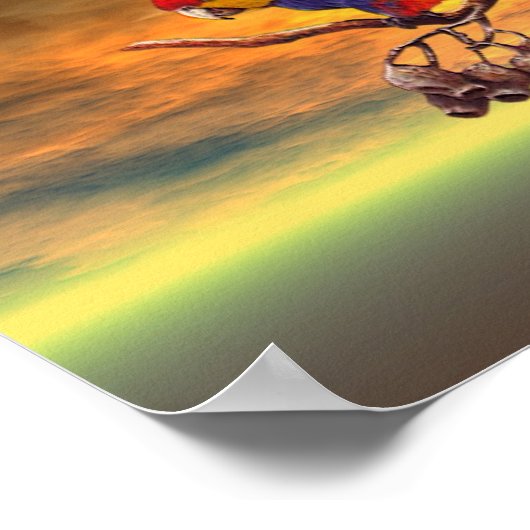Papageien Poster (Ecke)