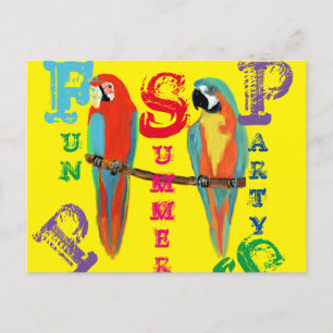 PAPAGEIEN POSTKARTE
