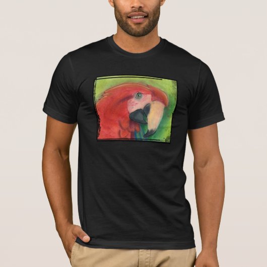 Papageien-Shirt T-Shirt (Vorderseite)