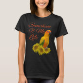 Papageien-Sonnenschein-Sonnenblume Sun Conure T-Shirt (Vorderseite)