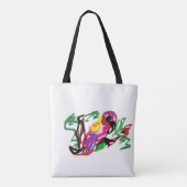 Papageien Spaß Sommer  Tasche (Rückseite)