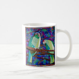 Papageien-Steppdecken-Tasse Kaffeetasse