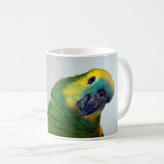 Papageien-Süsse Kaffeetasse (VorderseiteRechts)