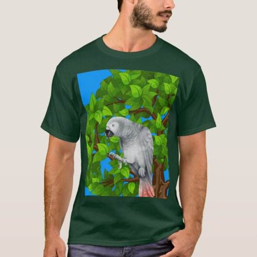 Papageien, T-Shirt (Vorderseite)