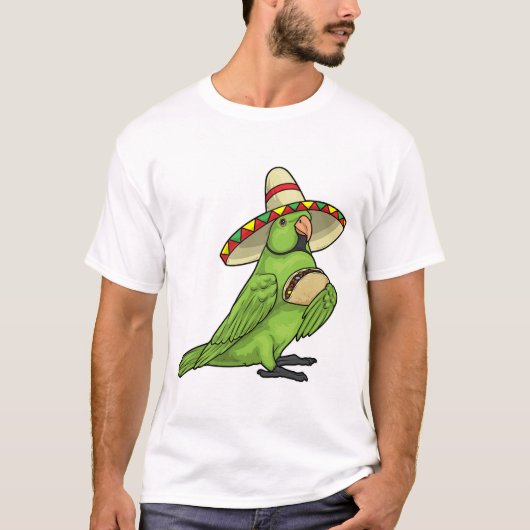 Papageien-Taco T-Shirt (Vorderseite)