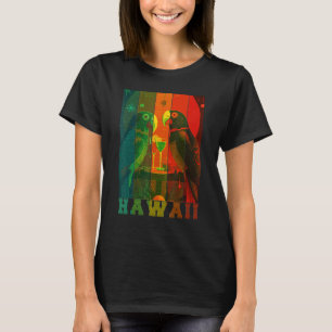 Papageien trinken Margarita hawaiianische Urlaub M T-Shirt