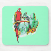Papageien-Trio Mousepad (Vorne)