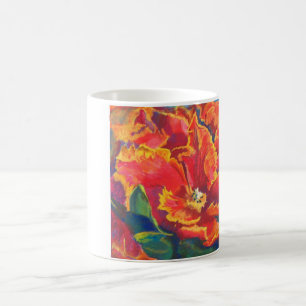 Papageien-Tulpe-Tanz Kaffeetasse