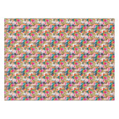 Papageien u. Palmblätter 2 Tischdecke (Vorderseite (Horizontal))