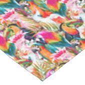 Papageien u. Palmblätter 2 Tischdecke (Schrägansicht)