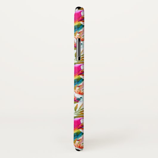 Papageien u. Palmblätter Case-Mate iPhone Hülle (Hinten/Rechts)