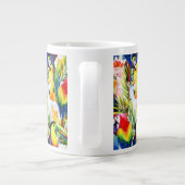 Papageien und Blätter aus Palm Jumbo-Tasse (Rückseite)