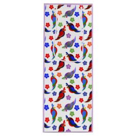 Papageien und Blume Geschenktüte Für Weinflaschen