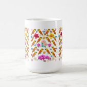 Papageien und Blume Kaffeetasse (Mittel)