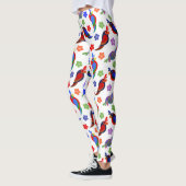 Papageien und Blume Leggings (Links)