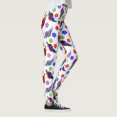 Papageien und Blume Leggings (Rechts)