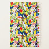 Papageien und Palmen-Blätter Planer (Rückseite)