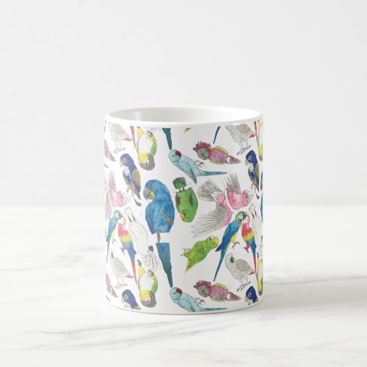 Papageien und 'Toos Kaffeetasse (Mittel)