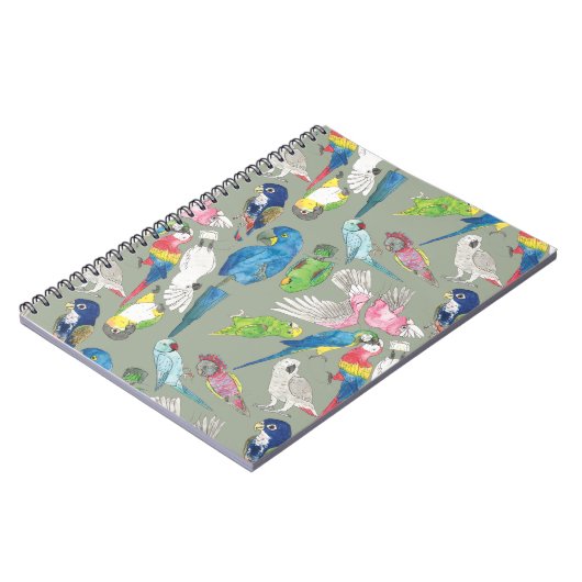 Papageien und 'Toos Notizblock (Linke Seite)