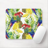 Papageien und tropische Frucht Mousepad (Mit Mouse)
