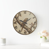 Papageien-Wanduhr Große Wanduhr (Zuhause)