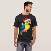 Papageien-Weihnachts-T-Shirt T-Shirt (Vorne ganz)