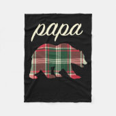 Papageienbär Fleecedecke (Vorderseite)