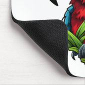 Papageienbild Cartoon Mousepad (Ecke)