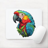 Papageienbild Cartoon Mousepad (Mit Mouse)
