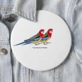 Papageienbild für das Kolossal Round-Abzeichen Button (Beispiel)