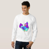 Papageienblau Sweatshirt (Vorne ganz)