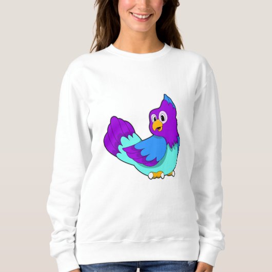 Papageienblau Sweatshirt (Vorderseite)