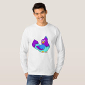 Papageienblau T-Shirt (Vorne ganz)