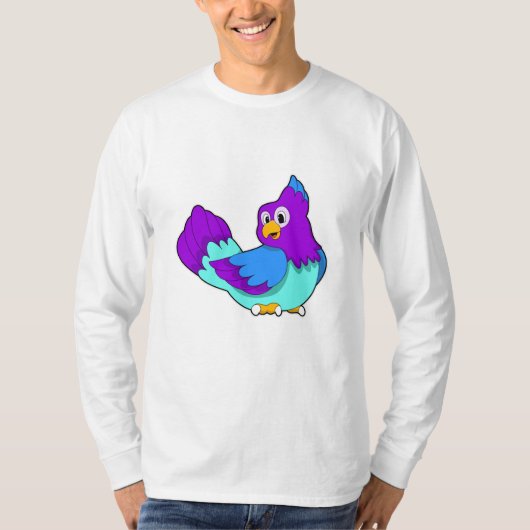 Papageienblau T-Shirt (Vorderseite)