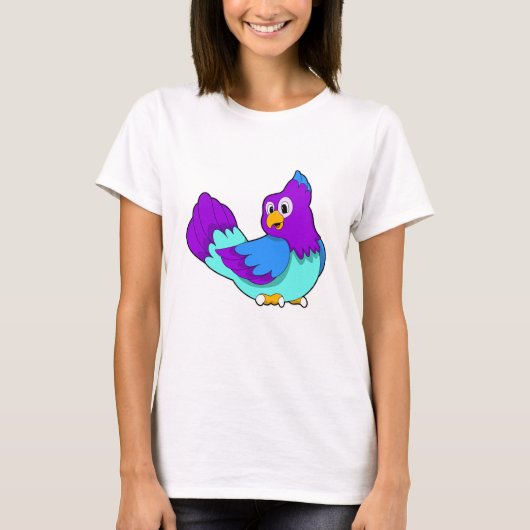 Papageienblau T-Shirt (Vorderseite)