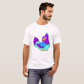 Papageienblau T-Shirt (Vorne ganz)