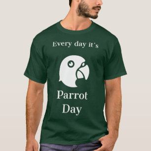 Papageiendesignerin Parrot Lovers Paprot Day T-Shirt