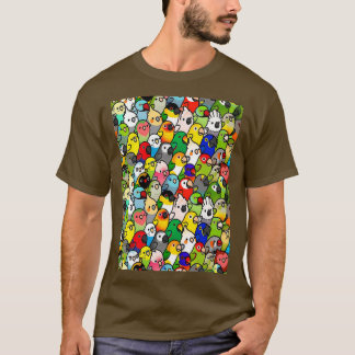Papageienfarbe T-Shirt