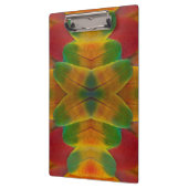 Papageienfeder Kaleidoskop Klemmbrett (Links)