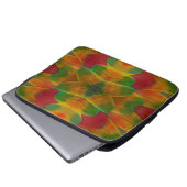 Papageienfeder Kaleidoskop Laptopschutzhülle (Vorne Knopf)