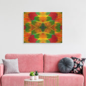 Papageienfeder Leinwanddruck (Insitu (Wohnzimmer))