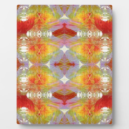 Papageienfedern Fotoplatte (Vorderseite)