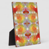 Papageienfedern Fotoplatte (Seite)