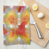 Papageienfedern Küchentuch (Viertel Falte)